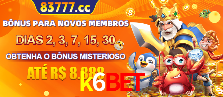 Anúncio dos benefícios para Membro VIP Sênior na plataforma k6bet, incluindo bônus promocionais, semanais e mensais, ilustrado com o personagem Fortune Tiger.