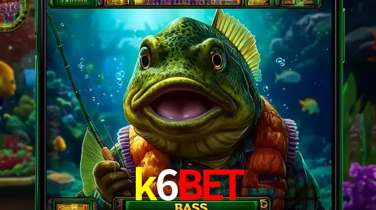 Personagem de peixe pescador do popular jogo de slot com tema de pescaria, uma das emocionantes opções de caça-níqueis para jogar e ganhar no cassino k6bet.